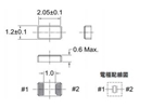 西鐵城晶振,CM2012H晶振,32.768KHZ晶振,CM2012H32768DZFT